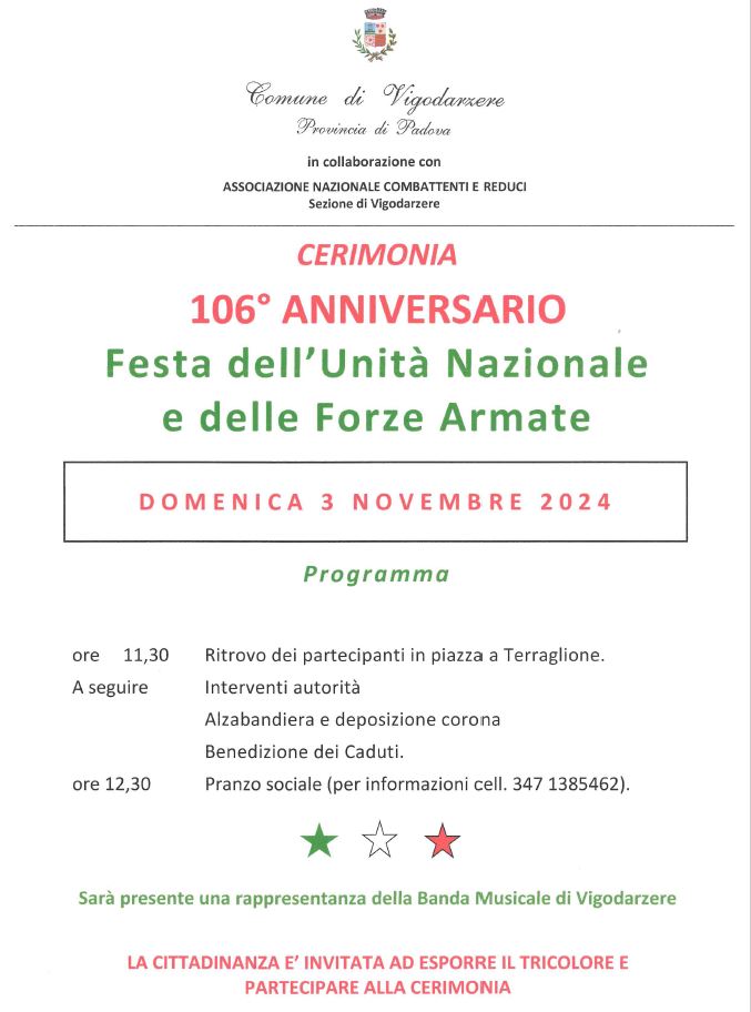 Festa unità nazionale 