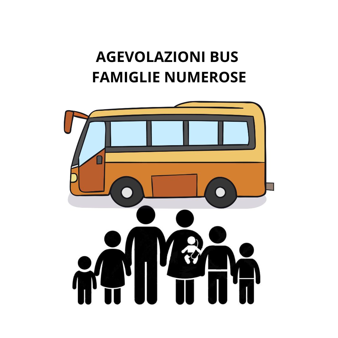 Agevolazione tariffaria famiglie numerose per abbonamento bus